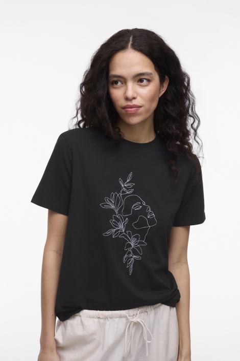 Vila vinora s/s t-shirt - noos